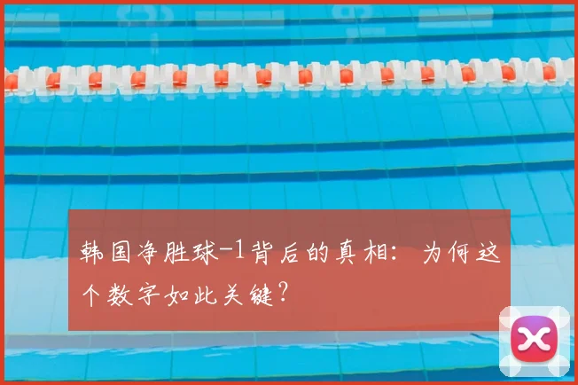 韩国净胜球-1背后的真相：为何这个数字如此关键？